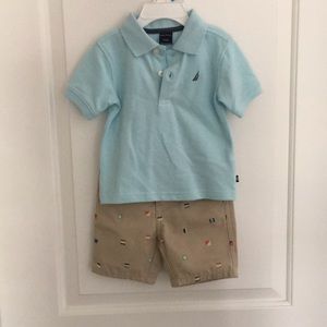 NWOT. 3 for $12. 24 months Nautica boys outfit.